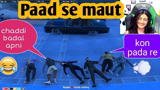 Paad Se Maut - Mona Tillu Ismile bhai and others funny moments in gta5 | payal gaming funny moments