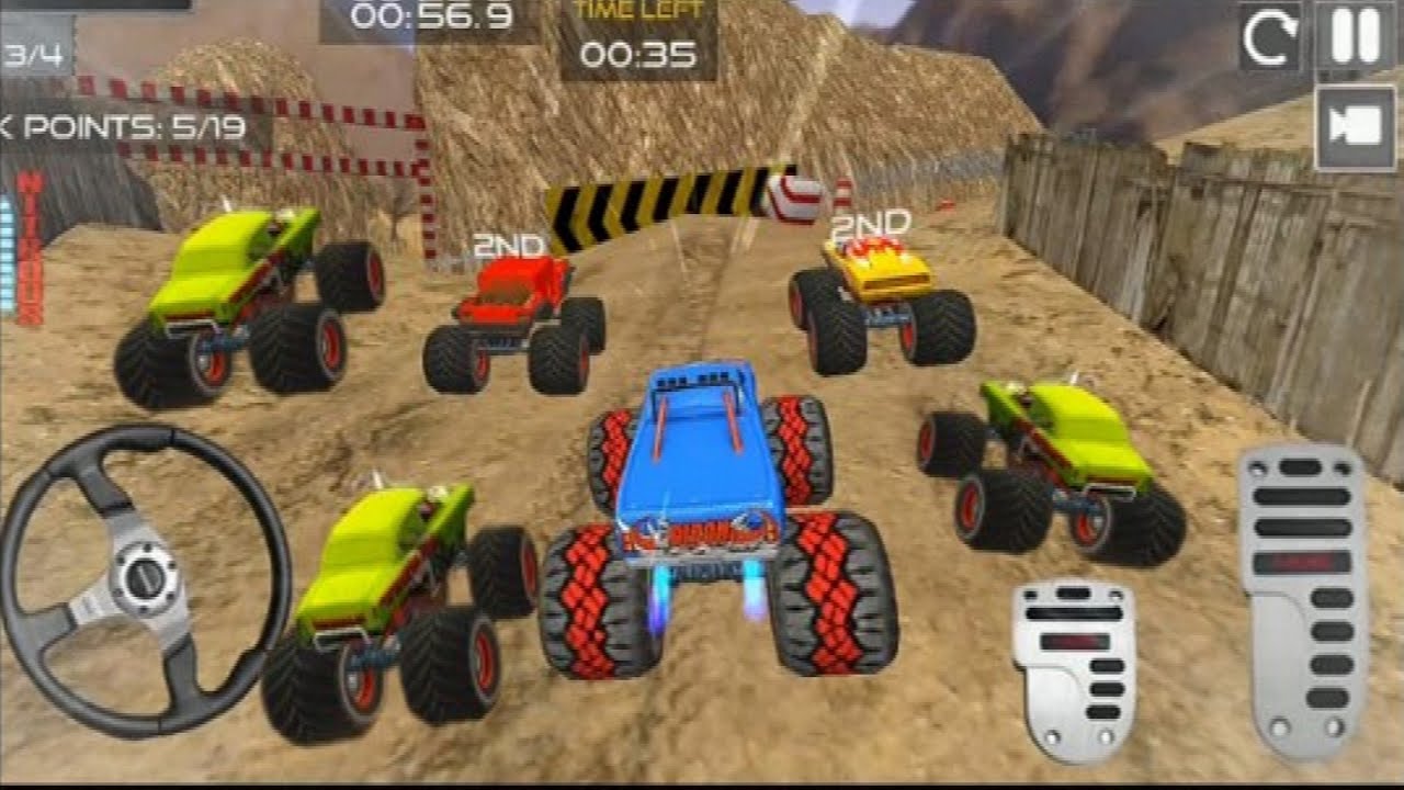 Monster Jam - Monster Trucks game for Kids fun car racing games