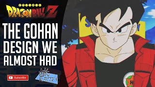 The Gohan Design We Almost Had Dragon Ball Almosts
