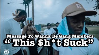 A Message To Wanna Be Gang Bangers “I got shot 4x’s at 13” | Rollin 90 Crip