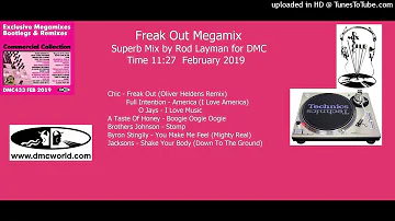 Freak Out Megamix (DMC Mix By Rod Layman February 2019)