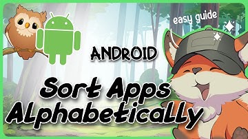 How to Sort Apps Alphabetically on Android | Guide Glimpse