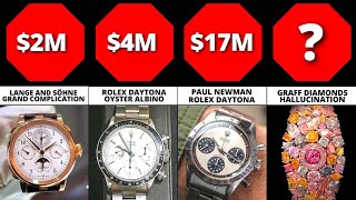 Comparison: The Most Expensive Watches In The World by Luxury Comparison 106 views 1 year ago 1 minute, 23 seconds