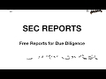 Sec due diligence