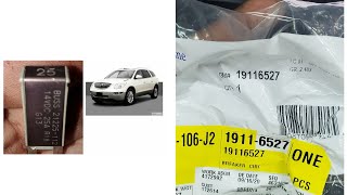 2008-12 GM Enclave Acadia driver or passenger seat fuses location if your seat won't move watch this