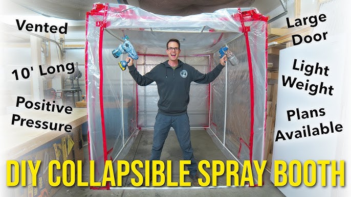 DIY Portable Spray Paint Tent 