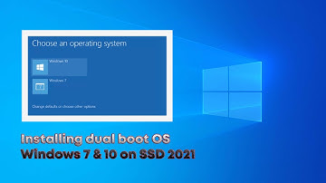 Installing dual boot Windows 7 & Windows 10 on SSD 2021 Part1