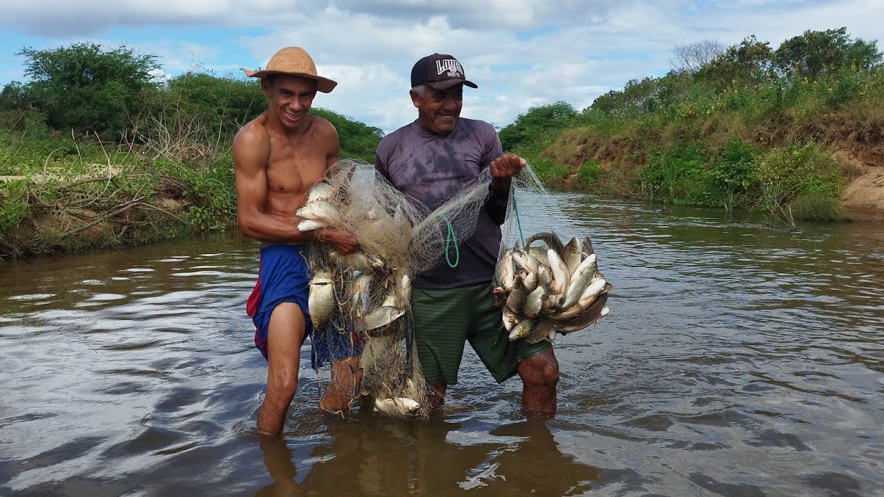 OS PEIXES AGORA INVADIRÃO O RÍO PARAÍBA DE VEZ PESCARIA DE TARRAFA