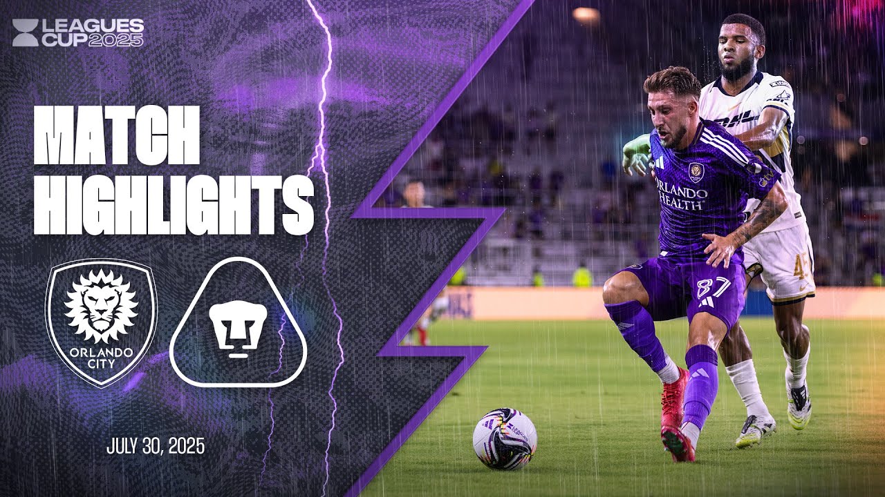 HIGHLIGHTS | 2025 Leagues Cup | Orlando City SC vs. Pumas UNAM - YouTube
