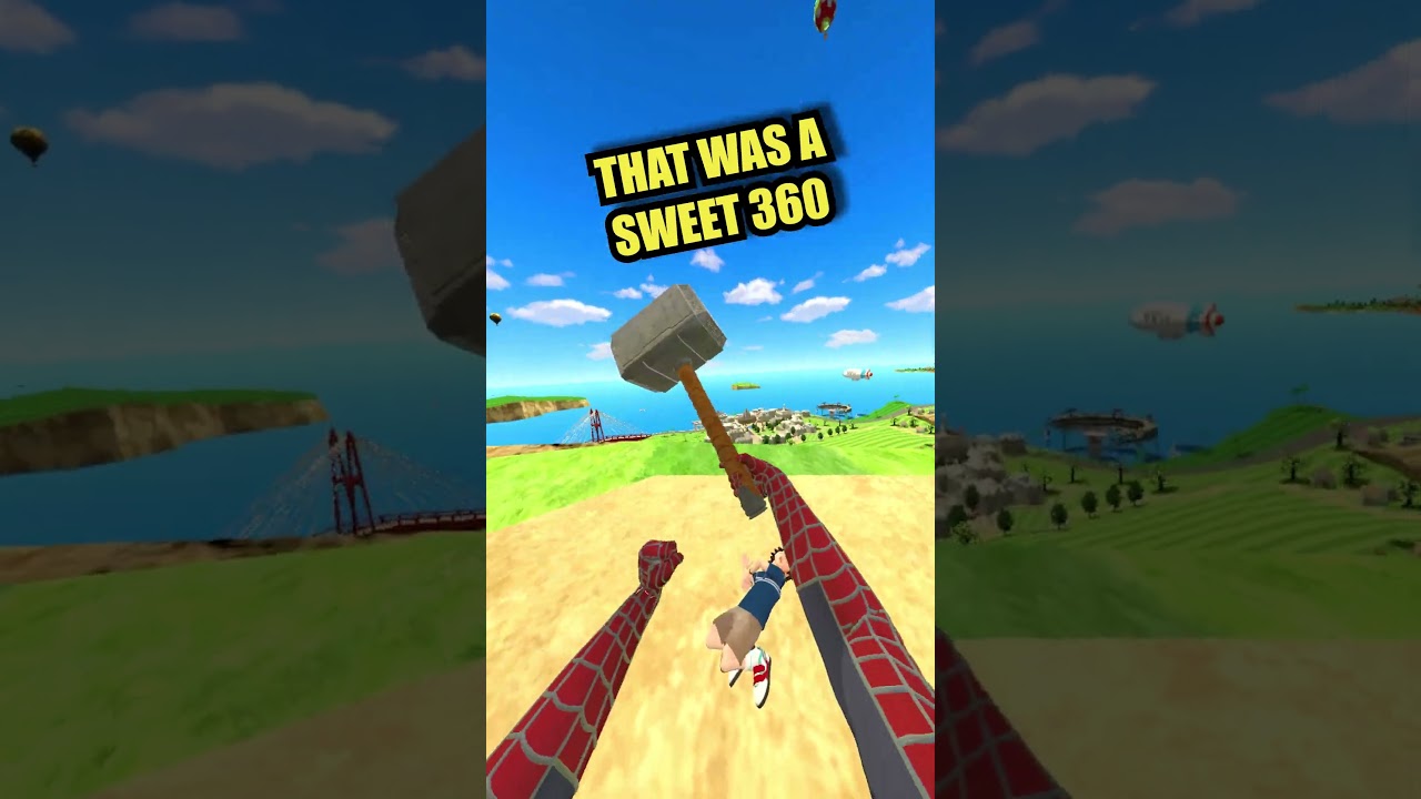 Spider-Man VR LIFTS THORS HAMMER (FAIL) 