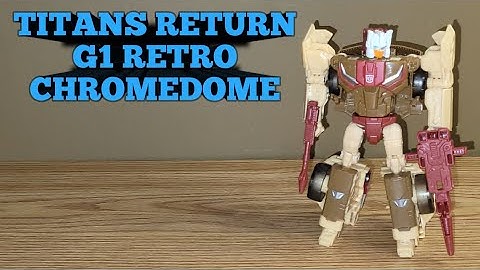 Transformers G1 Retro Titans Return Reissue CHROMEDOME Review.