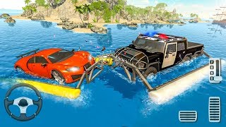 6x6 Police Water Surfer Gangster Chase - Police Truck Driver - Android Gameplay FHD screenshot 5