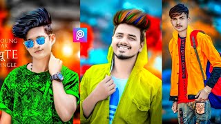 Picsart New Hairstyle Editing🔥 | Picsart Hair + White Face Photo Editing | Picsart CB Photo Editing screenshot 4
