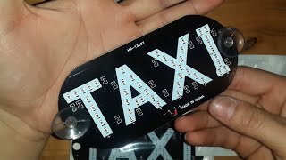 Как подключить светодиодную ЛЕД-led табличку ТАКСИ-TAXI на ВАЗ 2115.2114.2113.2199.2109.2108.