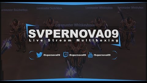 Multiboxing Taran Zhu - Shado-Pan Monastery - World of Warcraft