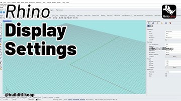 Mastering Display Settings in Rhino