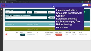 CASE Call Courtroom case queue management system
