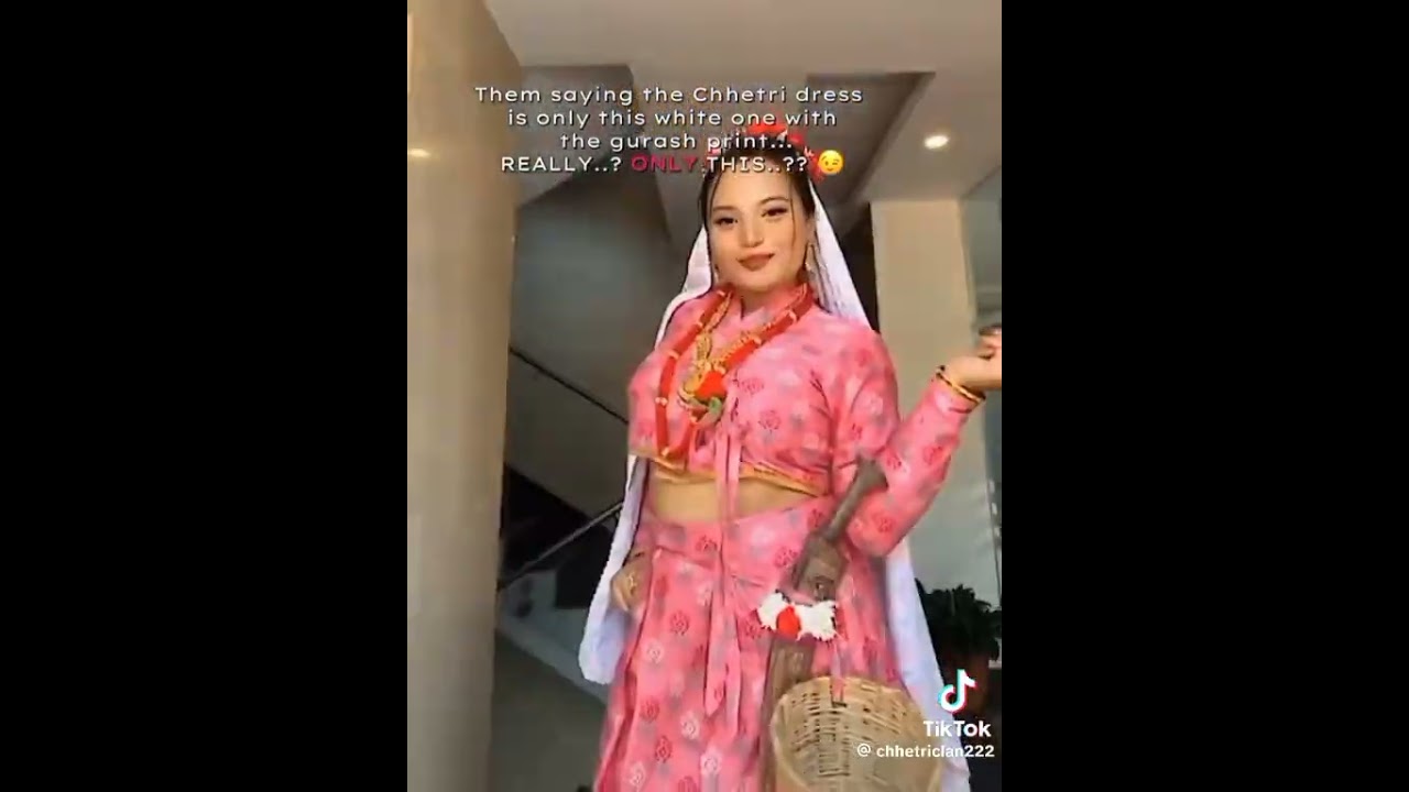 different types of chhetri dresses❤️ 