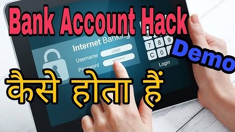 How Bank Account are Hacked [Phishing]: SBI Bank fraud Live Demo[Hindi]