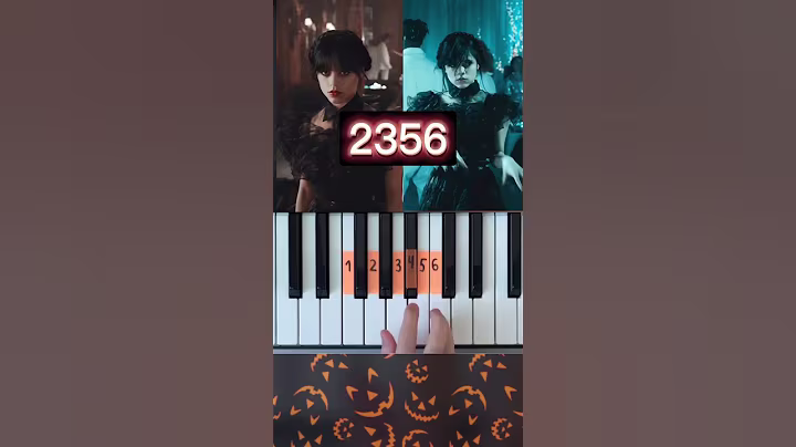 Wednesday | piano tutorial 🖤 #wednesday #pianotutorial #музыка #music #уэнсдей