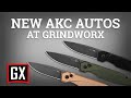 New akc automatic knives at grindworx  september 19 2023