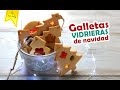 GALLETAS de NAVIDAD VITRAL o VIDRIERA 🎄 Galletas de Almendra by Marielly