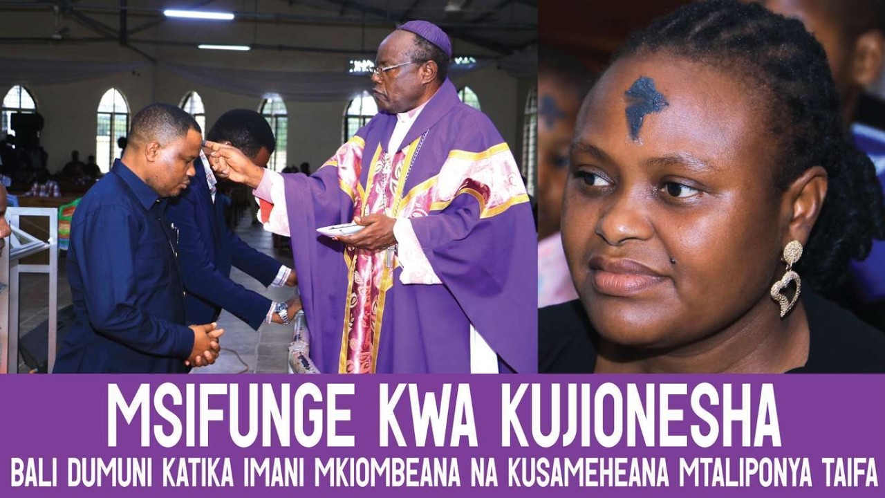 MSIFUNGE KWA KUJIONESHA, DUMUNI KATIKA IMANI MKIOMBEANA NA KUSAMEHEANA MTALIPONYA TAIFA