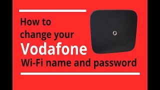 How to change your Vodafone WiFi name and password screenshot 4