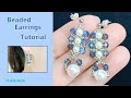 How to make beaded earrings, Jewelry making tutorial