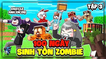 Hero Team 100 Ngày Sinh Tồn Zombie Tập 3? Siro Và Noob Ruby Chuyển Làng Mèo Simmy Bị Lạc