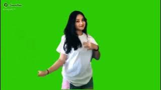 greenscreen cewek cantik joget