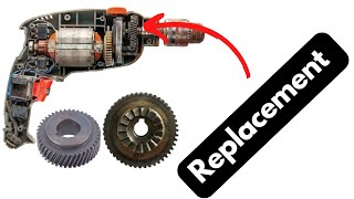 how to repair a drill machine / drill gear wheel replace screenshot 1