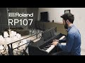 『ROLAND 樂蘭』Digital Piano滑蓋式數位鋼琴 RP107 / 黑色款 / 公司貨保固 product youtube thumbnail