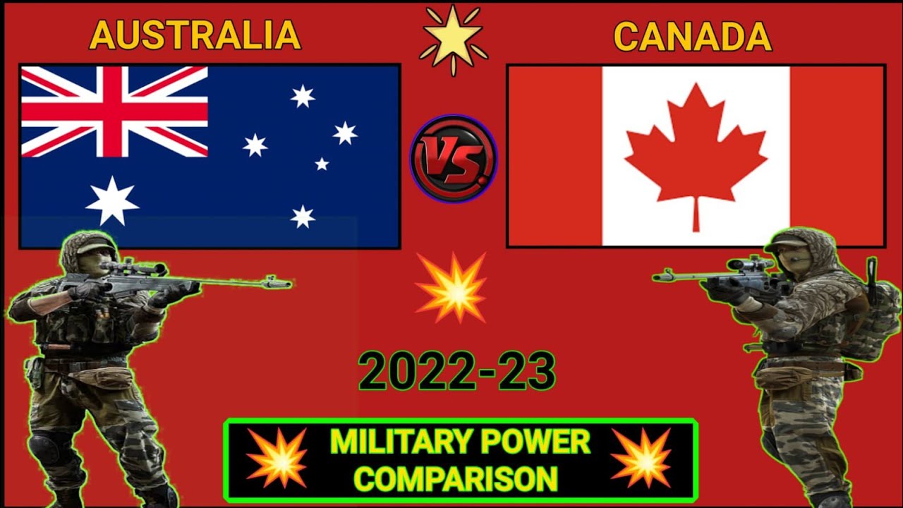 Scary military power comparison between Australia and Canada 2022 | Canada vs australia comparison
