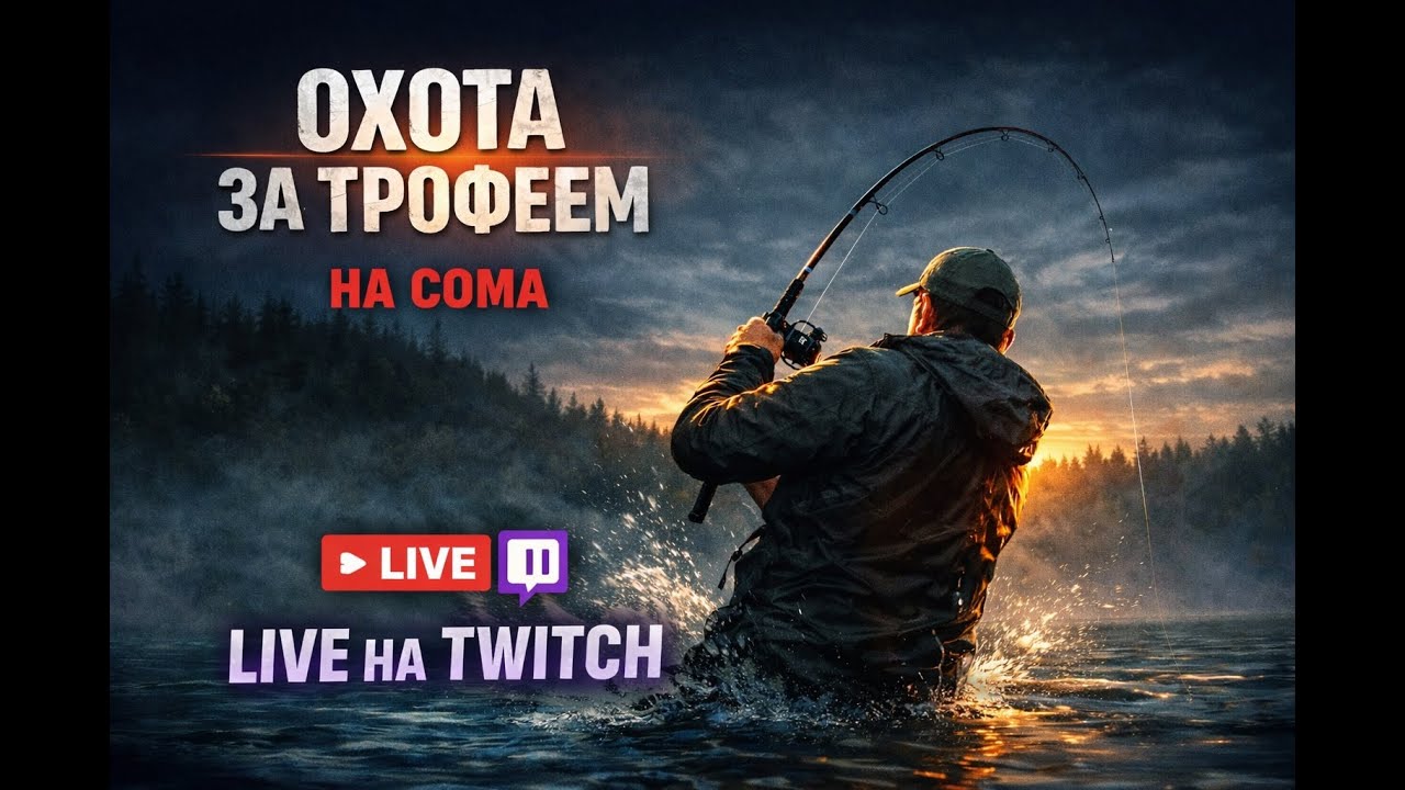 🌊 Идем за сомом альбиносом! на 20й раптор!