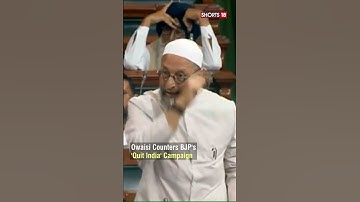 Asaduddin Owaisi In Lok Sabha | Korte broek | Moessonsessie van het Parlement | Engels nieuws | N...
