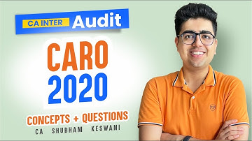 CARO 2020 Revision | CA Inter Jan’26 Exams | CA Shubham Keswani (AIR 8)