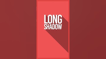 Create Long Shadow in Photoshop