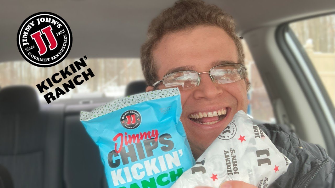 Jimmy John's Kickin' Ranch Wrap and Chips - YouTube