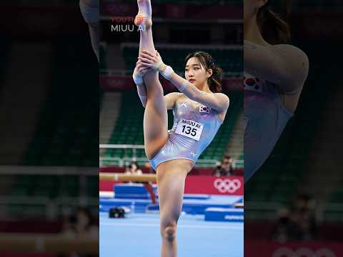 '순간이 멈추다' 체조 요정, 깃털처럼 가벼운 몸놀림 🤸♀️🌟#gymnast #올림픽 #新体操 #운동선수 #short