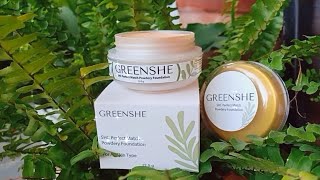 Review GREENSHE SHC PERFECT MATCH POWDERY FOUNDATION✨