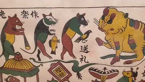 Tranh dân gian đông hồ - Đám cưới chuột