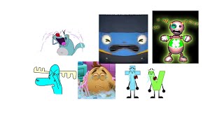 Tayo the little bus kick the buddy Jumpstart Alphabet Pou baby Oggy Lumpy crying everyone 😢😭