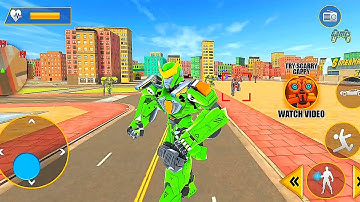 Snake Robot Car Transform Game: Green Robot Multiverse Battle | Android iOS Gameplay