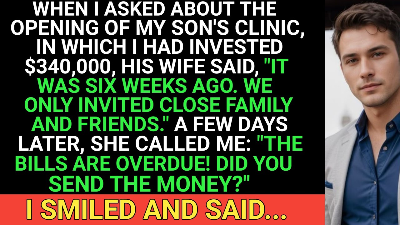 My Son’s Wife Excluded Me From My $340K Clinic Opening On My Birthday — Didn’t Know I Had The Deeds