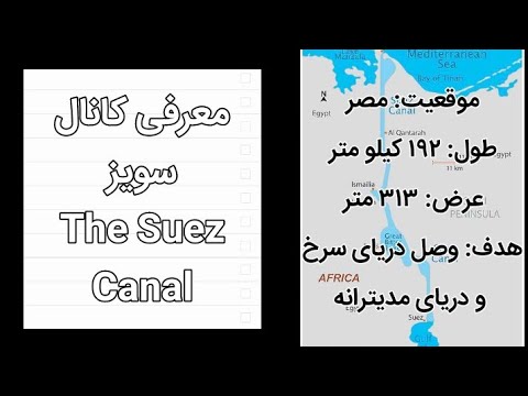 معرفی کانال سوئز در مصر / The Suez Canal in Egypt