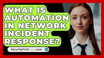 What Is Automation In Network Incident Response? - SecurityFirstCorp.com