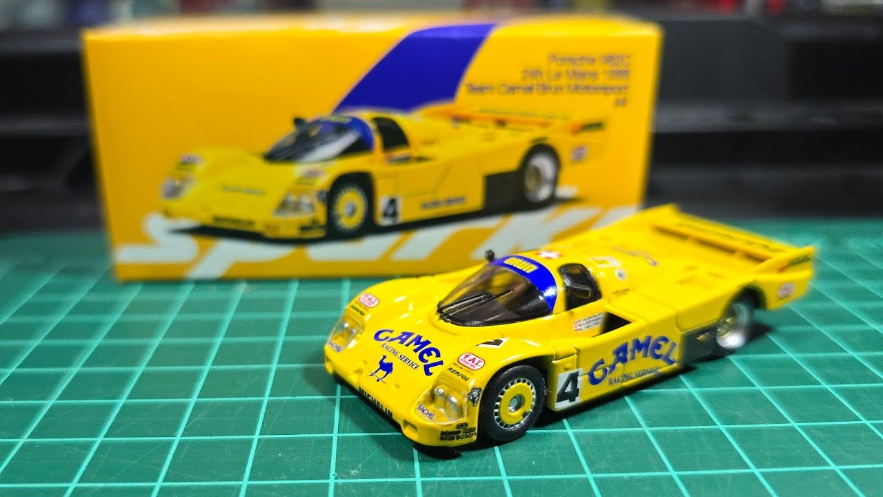Sparky 1/64 Porsche - 962C Team Camel Brun Motorsport #4 24h Le