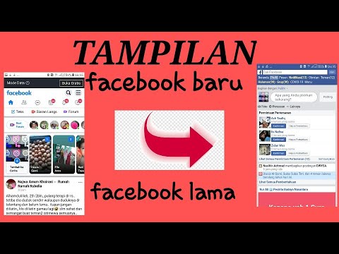 CARA UBAH FACEBOOK KE VERSI LAMA. #caraubahfacebookkeversilama #caraubahfacebook