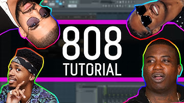 How To Make 808 Kick Drum Bass From Scratch -  NI Massive / FL Studio 12 Tutorial